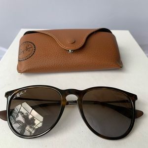 Women Ray Bans Erika Tortoise Polarized Sunglasses